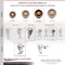 Service Caster 5 Inch High Temp Phenolic Swivel 12mm Threaded Stem Caster Set with Brake SCC-TS20S514-PHRHT-TLB-M1215-4 - alternate 5